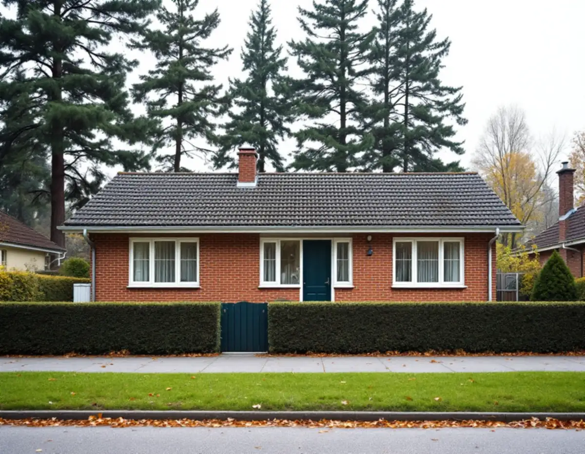 Villa i Sollentuna med nya vita fönster mot en villagata